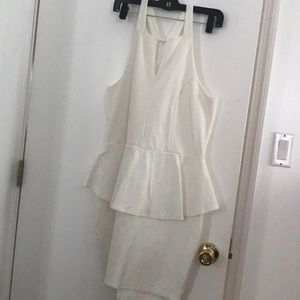 Bodycon white dress